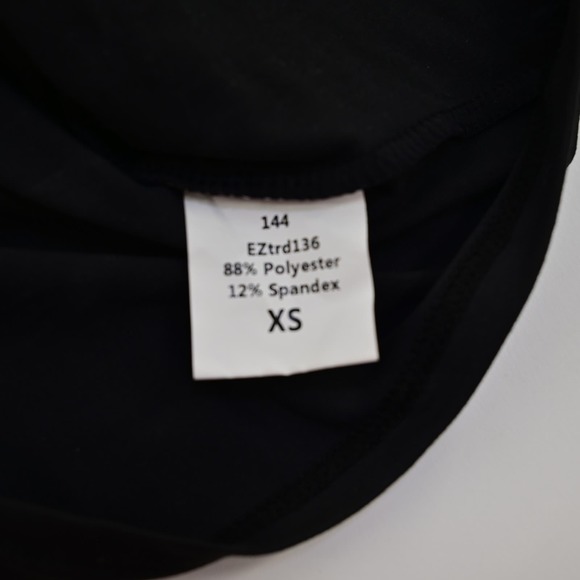 Trendy Queen Black Womens Long Sleeve Spring Crop Top - Picture 10 of 12